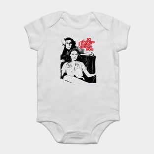 10 Things I Hate About You Fan Art Baby Bodysuit